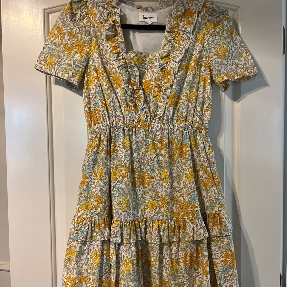 &Merci floral dress